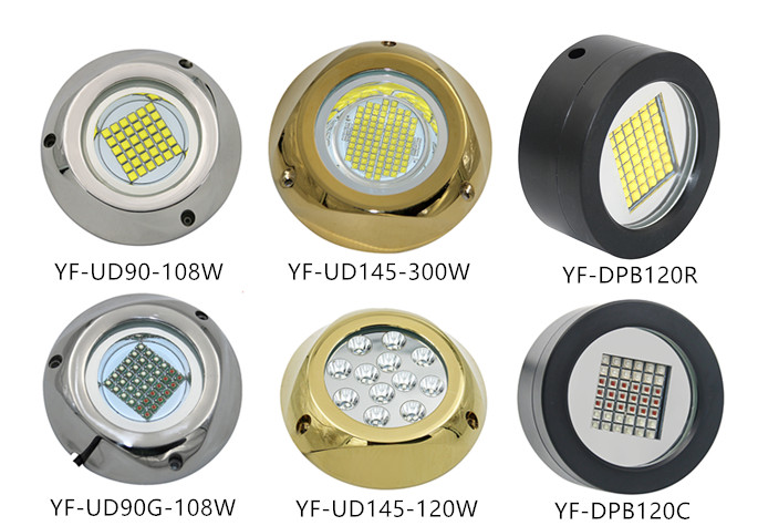 Bronze 450w Ocean Led Underwater Lights IP68 Underwater Transom Lights