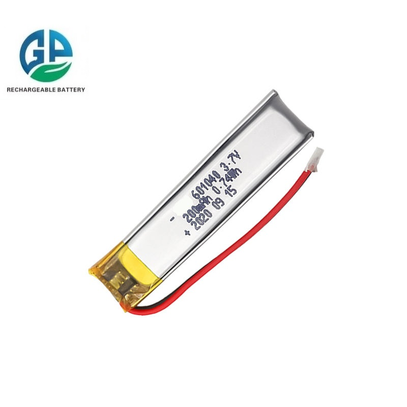 KC 601040 lithium polymer battery cell front view