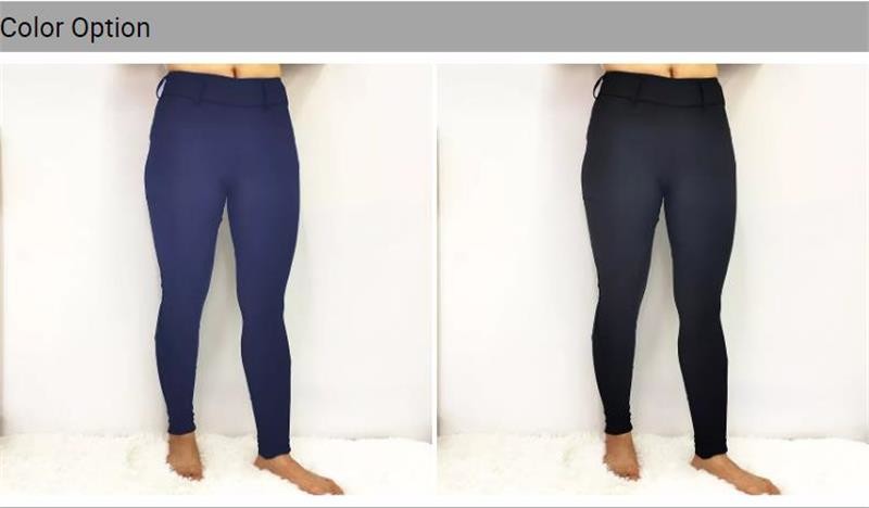 Women'S Equestrian Horse Riding Pants Silicone Black Knee Anti Pilling