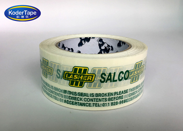 Customerized Logo BOPP Packing Tape Printed On Clear Or Color