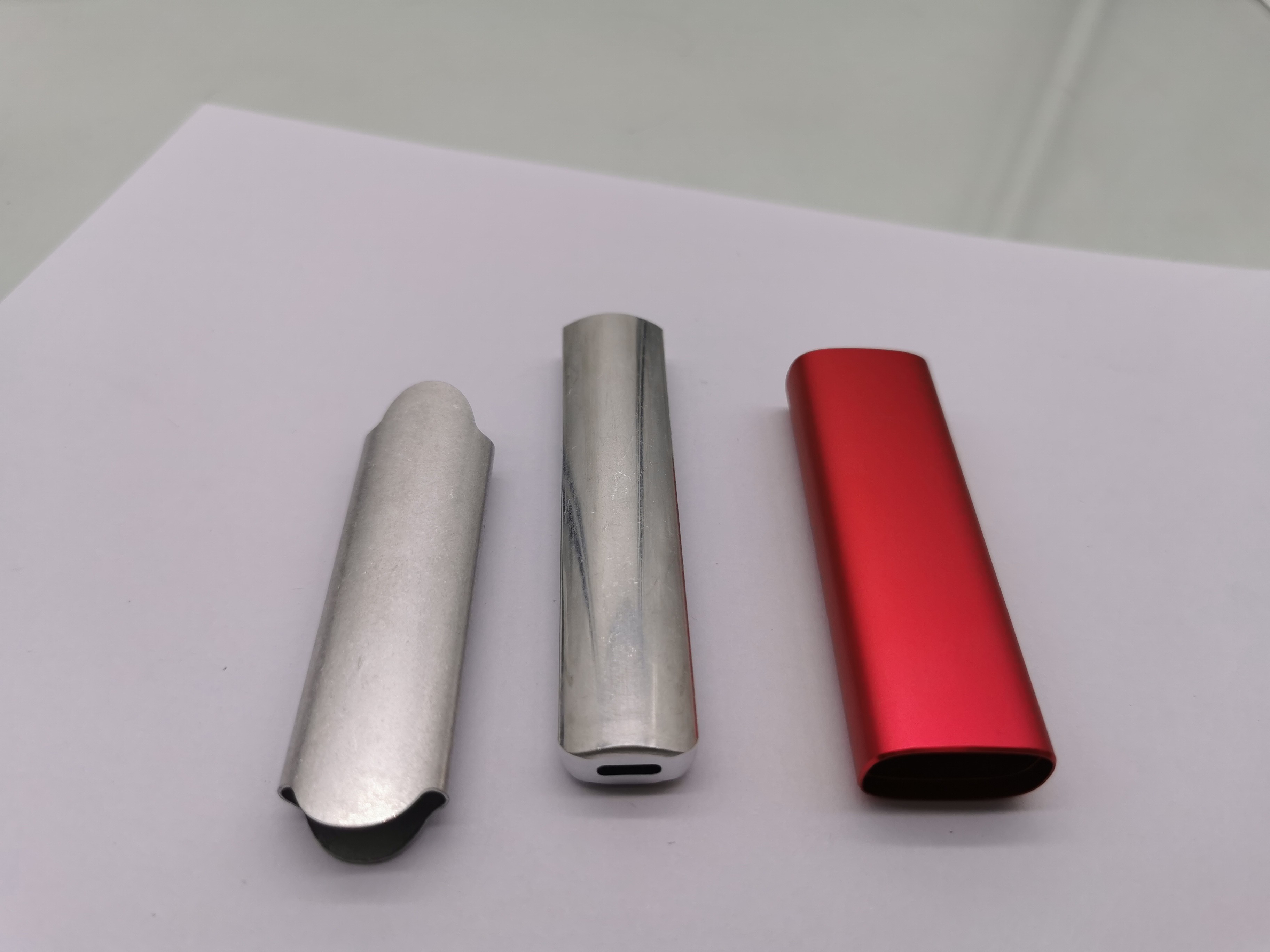 KC Electronic Cigar CNC Aluminum Alloy Shell Anodic Oxidation
