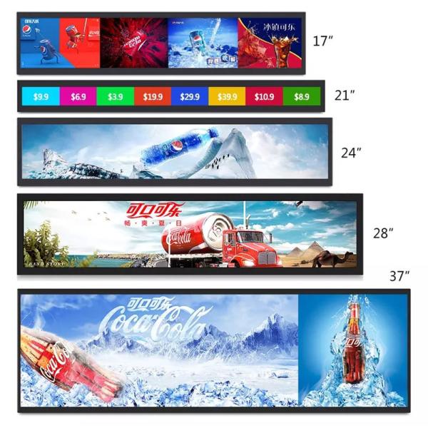 Quality TFT Ultra Wide Stretched Bar LCD Display 34.6 Inch 1920X162 for sale