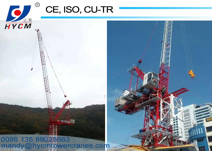 380V/60Hz Schneider Fixed Jib Crane 45m Tower Crane Luffing Jib Crane for Tower Crane Working Condition