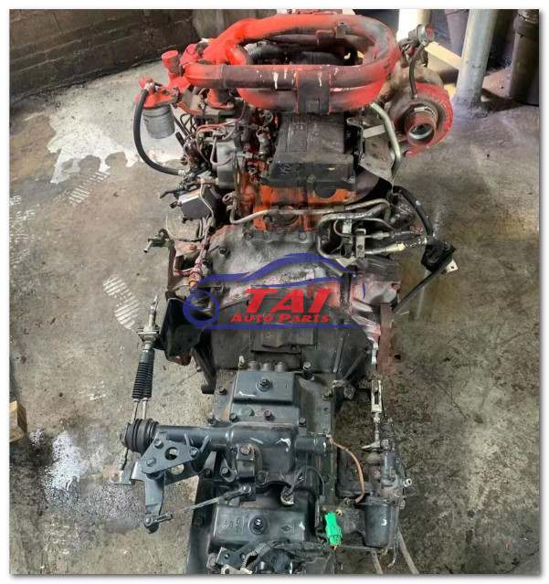 Good Condition ISUZU Japan Used Truck Engine 6HE1T Steel Material
