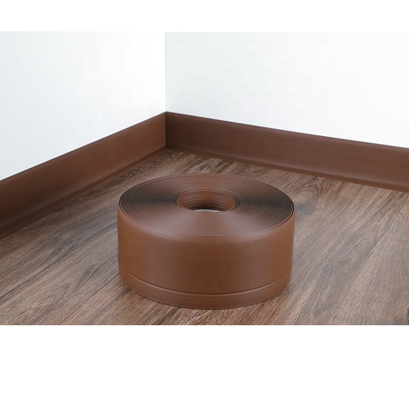 Flexible Waterproof PVC Baseboard Moulding with Payment Term 30% Deposit 70% Balance