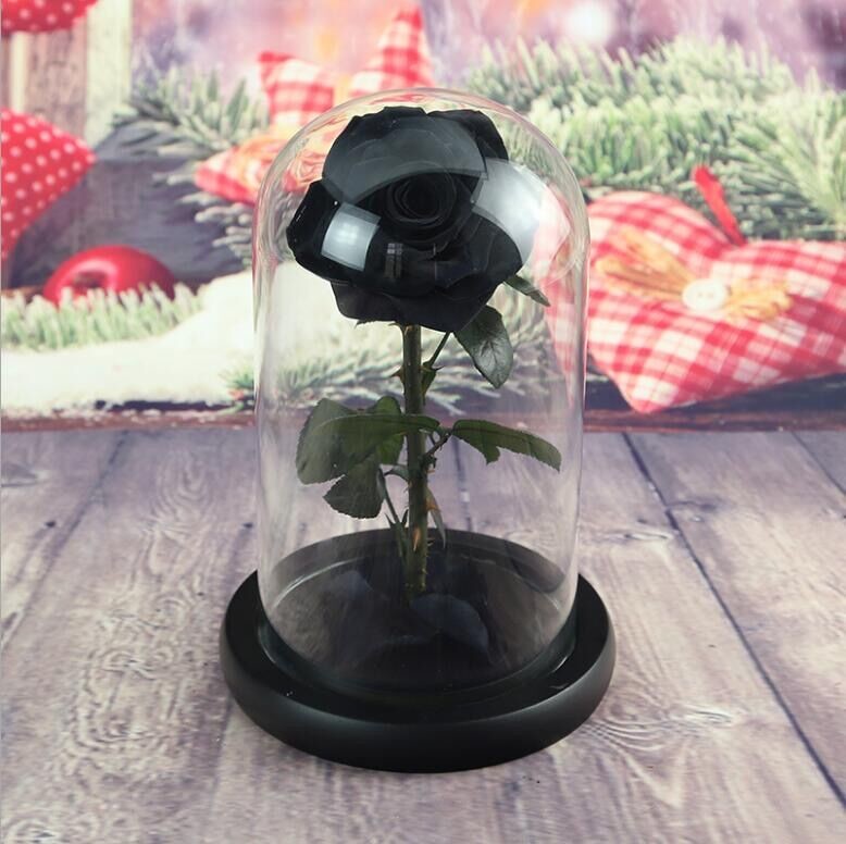 2020 Dried Eternal Roses Flowers Endless Preserved Roses Flower In Glass Valentine's Day Birthday Gift Wedding Party Dec