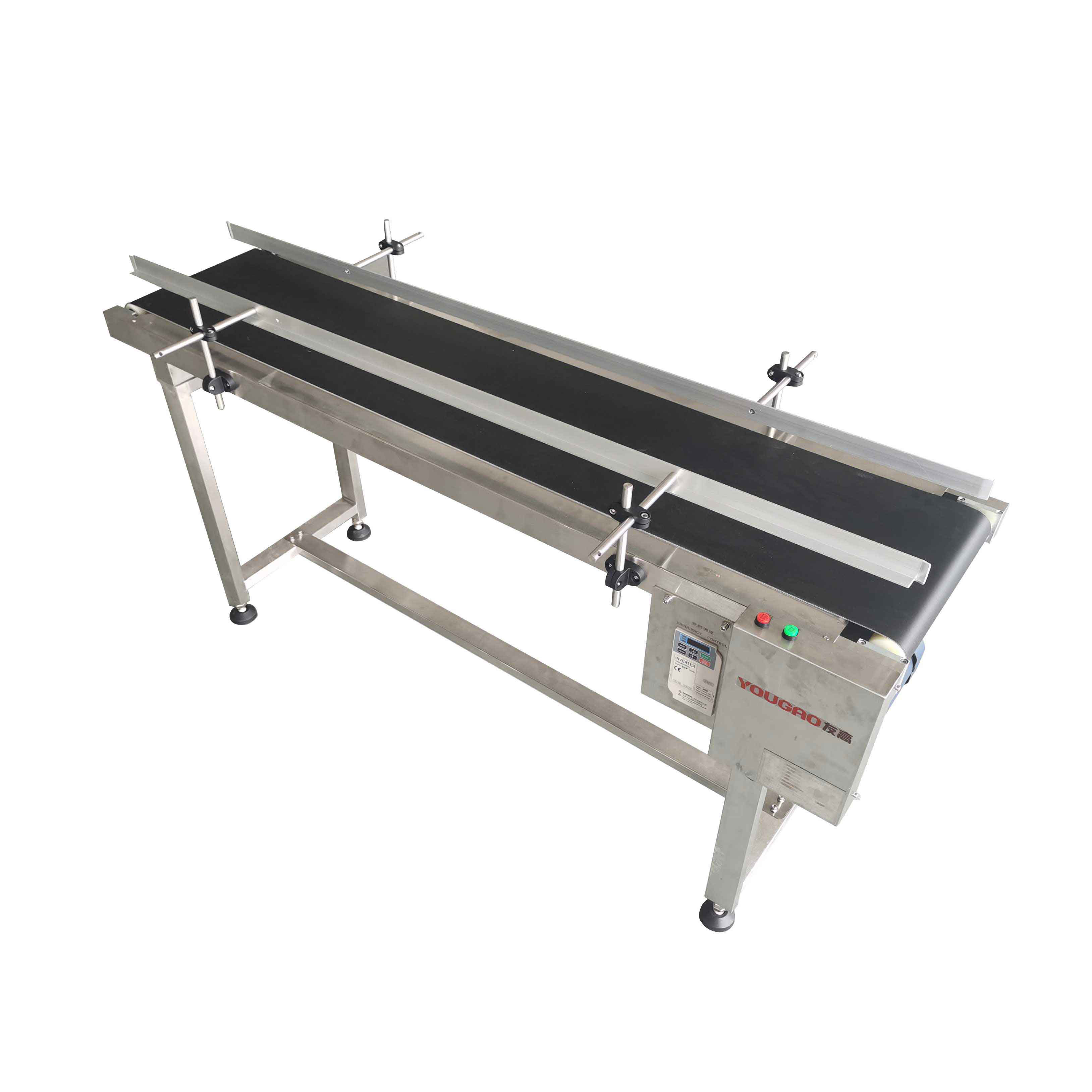 400mm Width Variable Frequency Speed Regulation Coding Conveyor