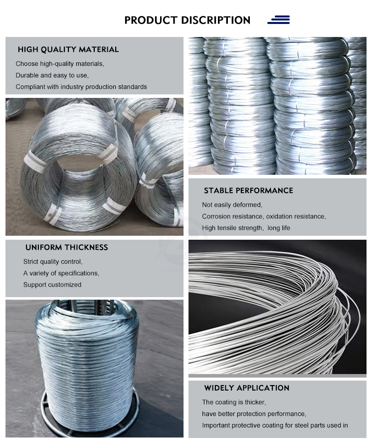 ASTM Standard Ms Hot Dipped Electro Gi Galvanized Steel Wire with AISI 1008 1006 0.3mm 2mm 4mm in Barbed Wire