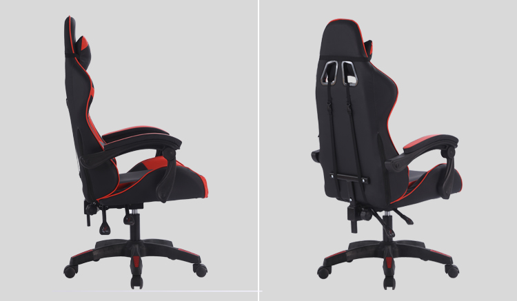 RGB Light Ergonomic Racing Chair 120mm-128mm Seat Height Race Car Office Chair