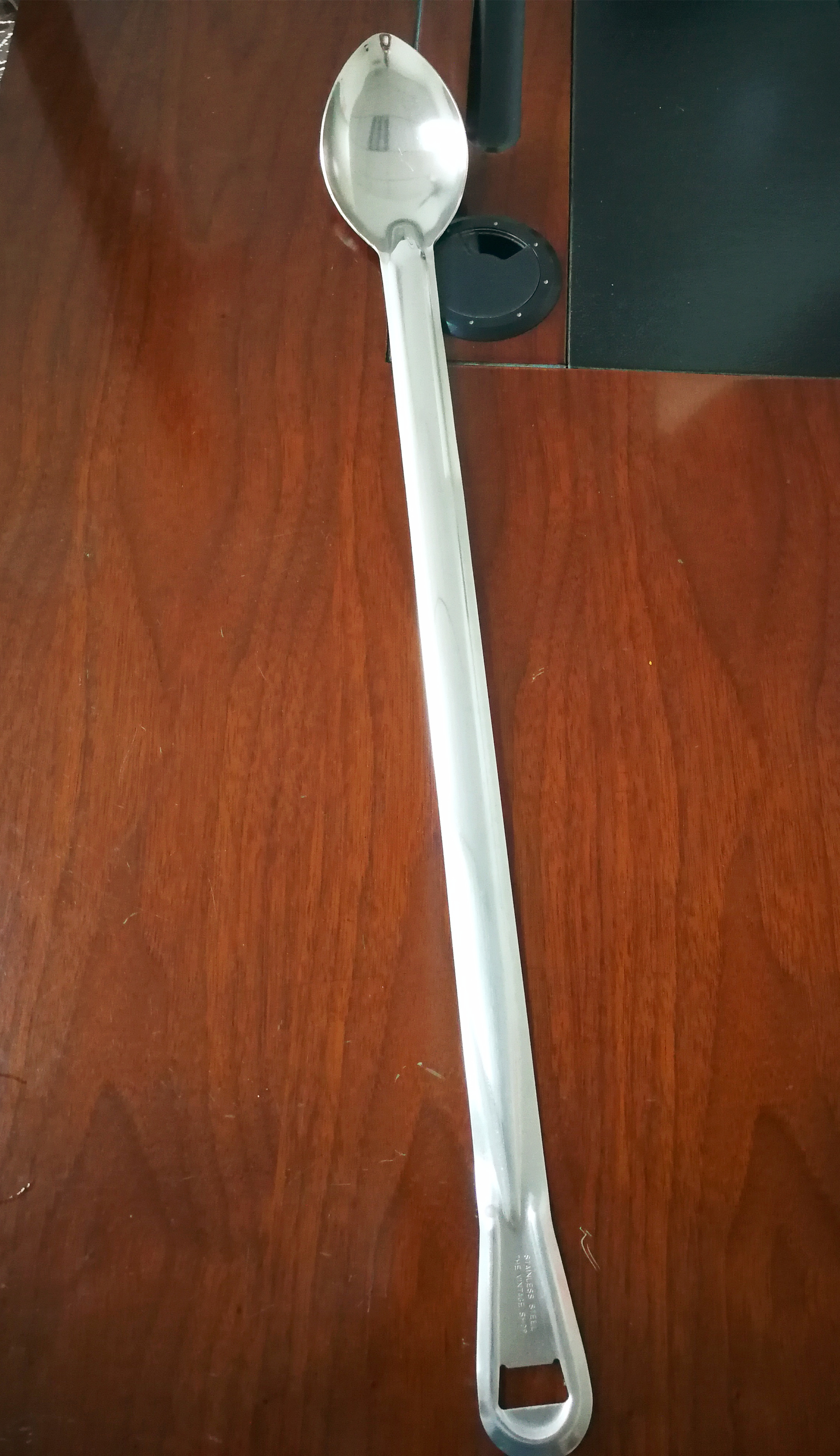 Mixing Stainless Steel Bar Spoon Eco Friendly 215g With Customized Logo