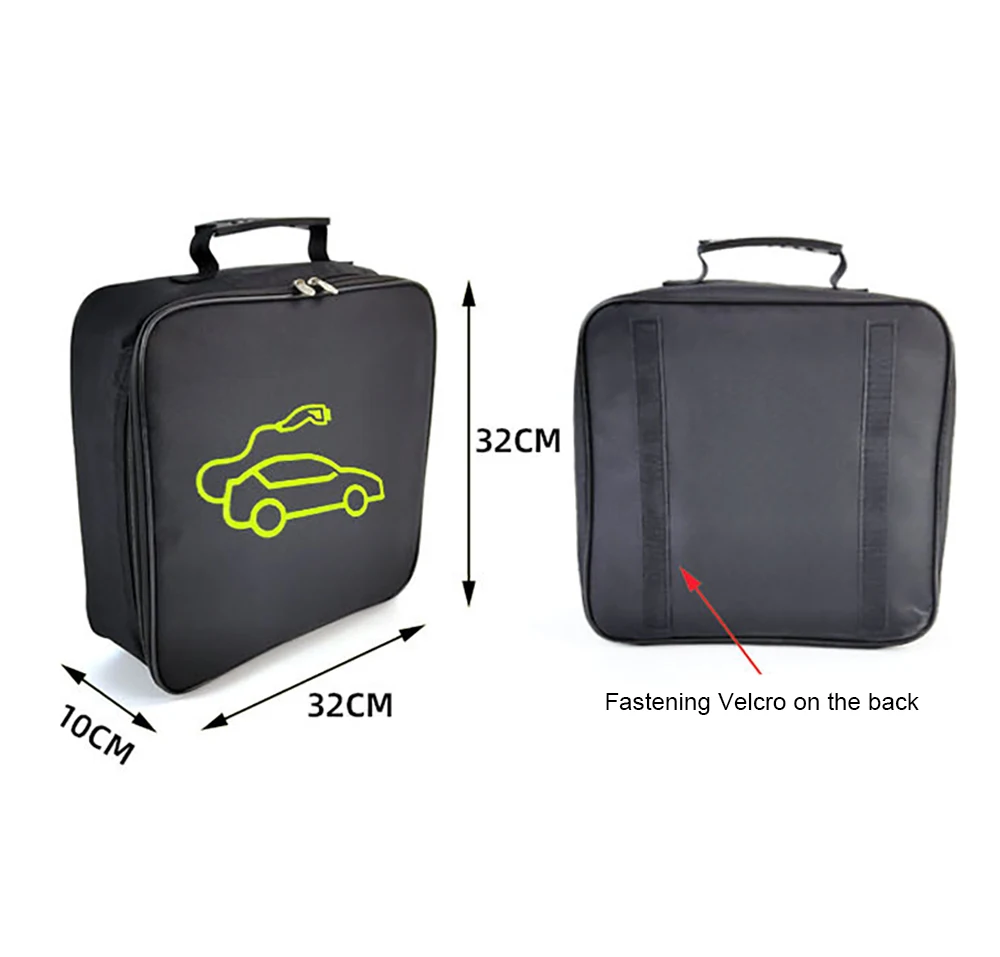 38cm 39cm 42cm EV Charging Accessories EV Charger Bag OEM Customized Print