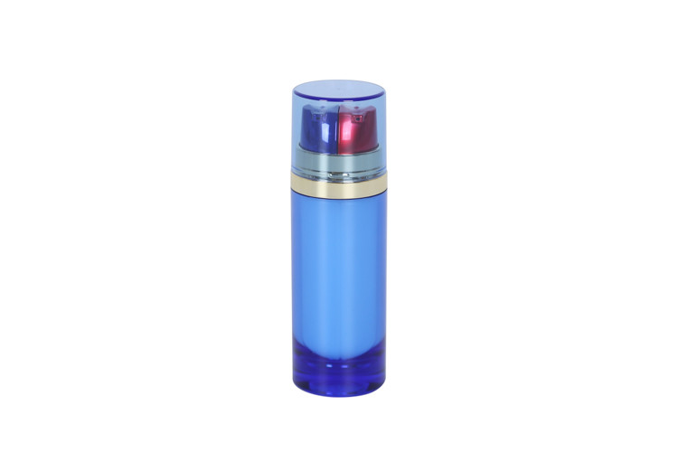 50ml Day / Night Separate ISO OD 36mm Plastic CC Cream Bottle Double Tube Cosmetic Botttle
