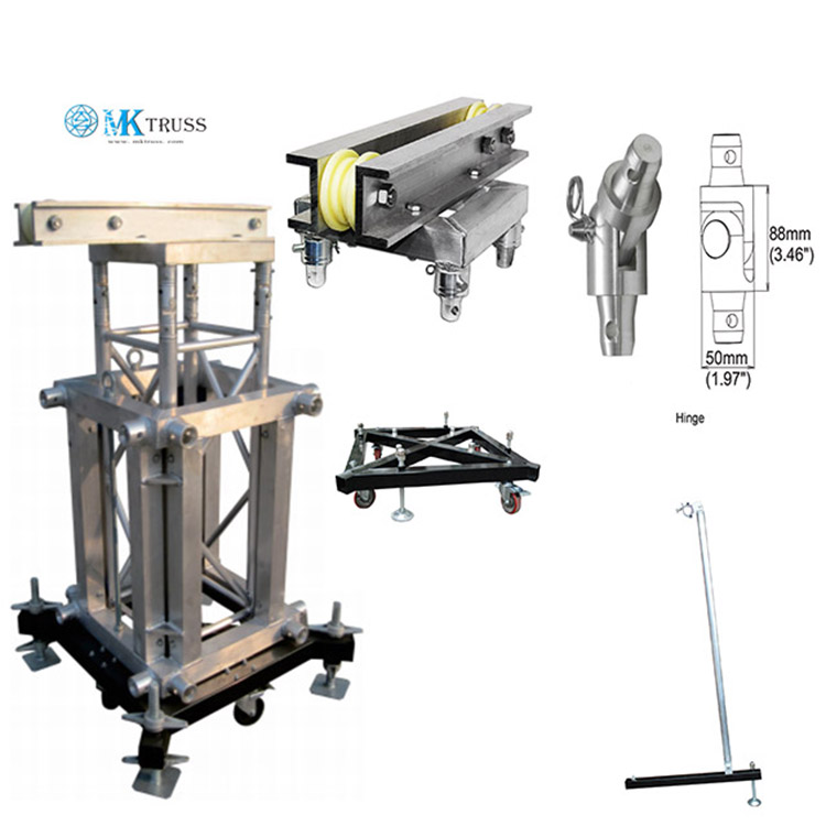 MK-TS400 Aluminum Lighting Speaker Truss Ground Support Tower System for Exhibitions