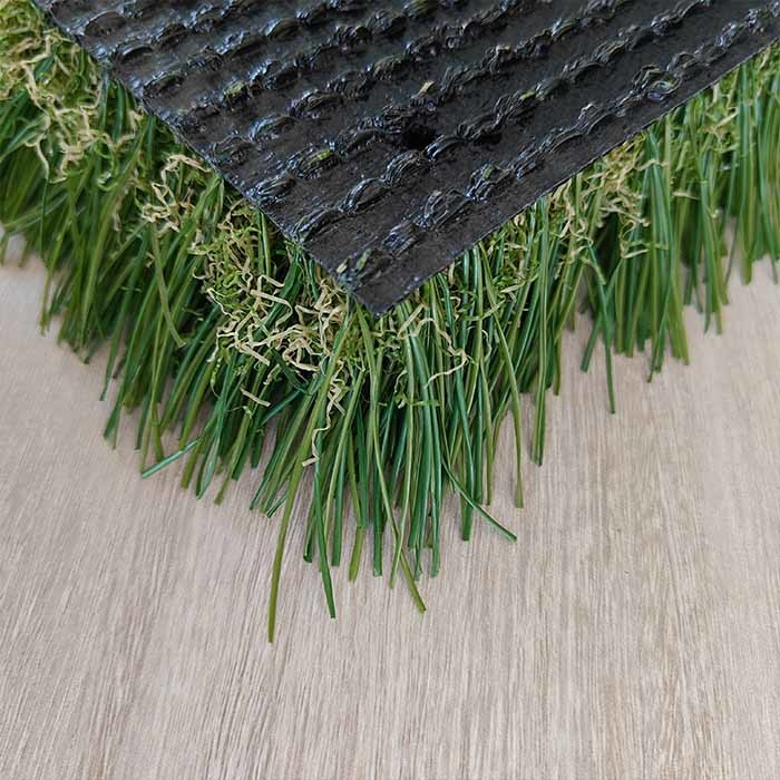 Green Artificial Landscape Grass With Low Maintenance Cost And High Density Of 10500-21000 Stitches/Sqm