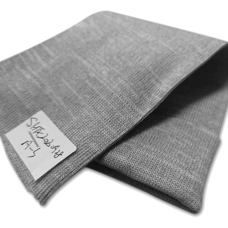 Knitted Ribbed Polyester Spandex Carbon ESD Anti Static Fabric