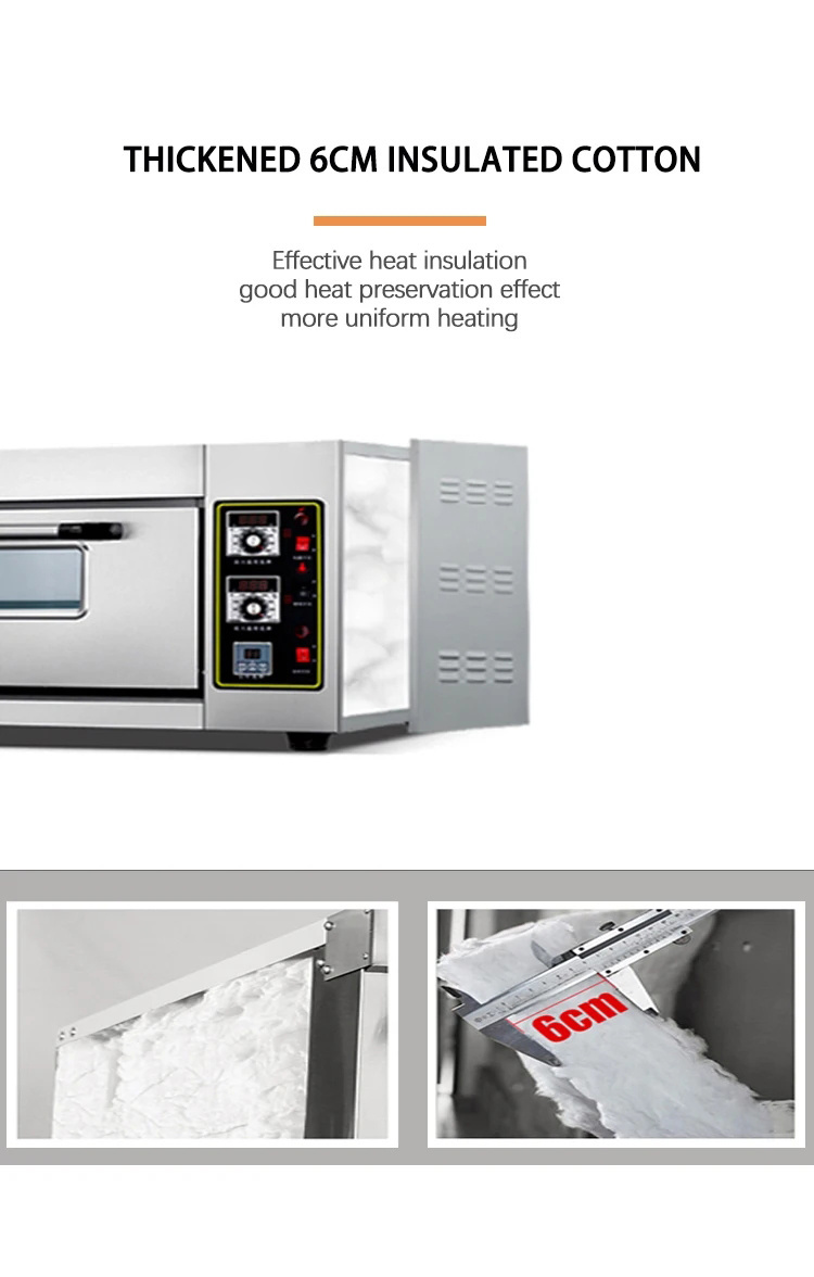 OEM Bakery Kitchen Catering Equipment 3 Deck 9 Trays Bread Cake Pizza Baking Machine Oven