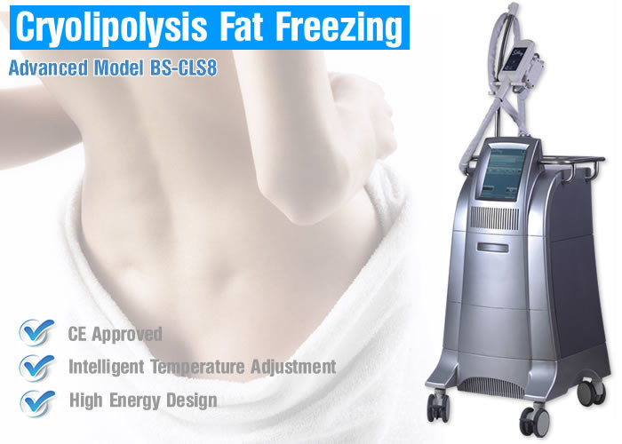 Body Slimming / Shaping Cryolipolysis Fat Freezing Machine With Intelligent Temperature Control