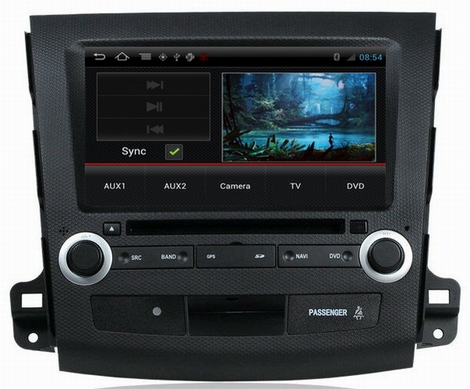 Ouchuangbo Auto Radio Player Android 4.0 for Mitsubishi Outlander 2006-2011 S150 System DVD VCD USB 3G Wifi OCB-056C