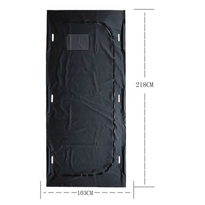Body bags, CE Death Body Bag For Virus Infected Patient Black Body Mortuary Bags For Dead Bodies Corpse Storage Bag