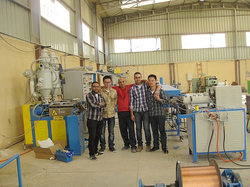 Silicone Wire Manufacturing Machine And Cable Manufacturing Equipment Low Noise Silicone Cable Extrusion Machine