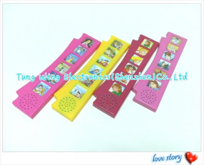 UV Varnishing Baby Sound Books 6 Buttons ABS Sound Recording Module