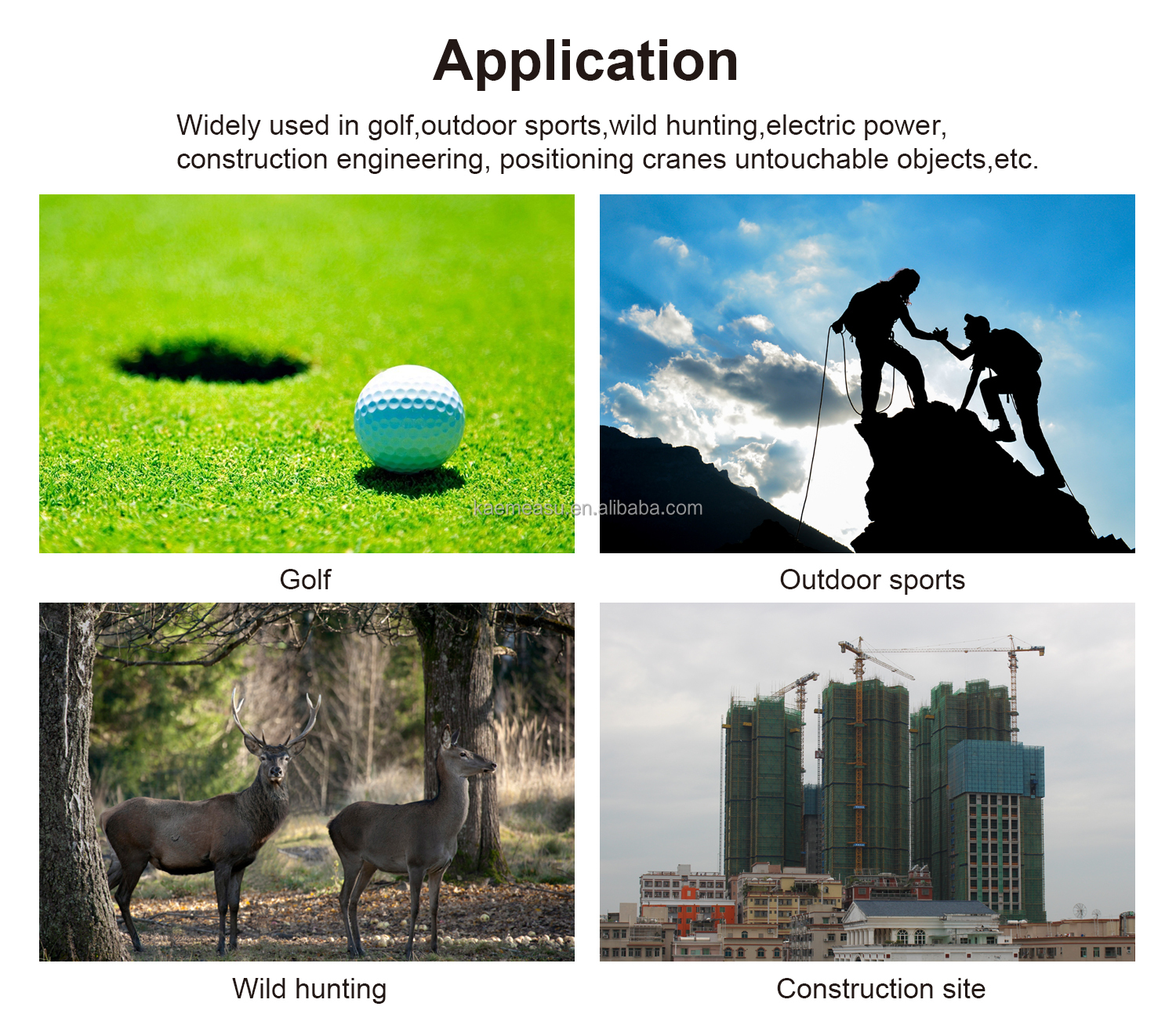 Long distance laser rangefinder Handheld golf laser rangefinder Mini Laser Rangefinder with slope