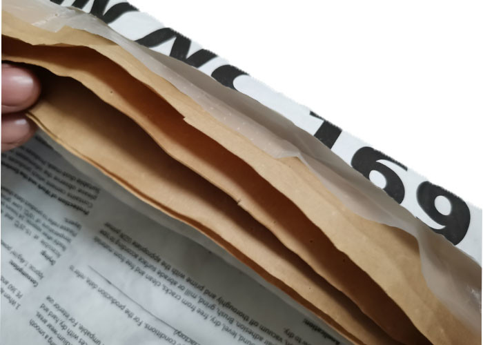 Food Grade Valve Paper Bags Sulphur Granules Packing Non Odor Multiwall Paper Sacks