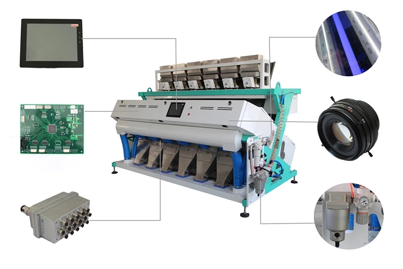 High Yield 220V/50Hz Mini Color Sorter Machine For Cashew Nut Processing