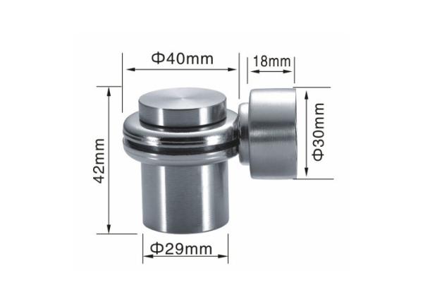 Floor mounted glass door shower Door stopper Modern Sofa Legs Stainless Steel