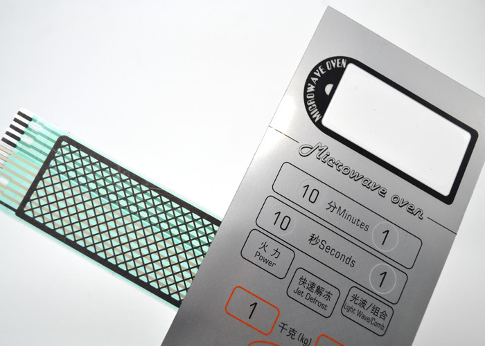Flat Tactile Metal Dome Membrane Switch With Shielding Circuit Connector Inside