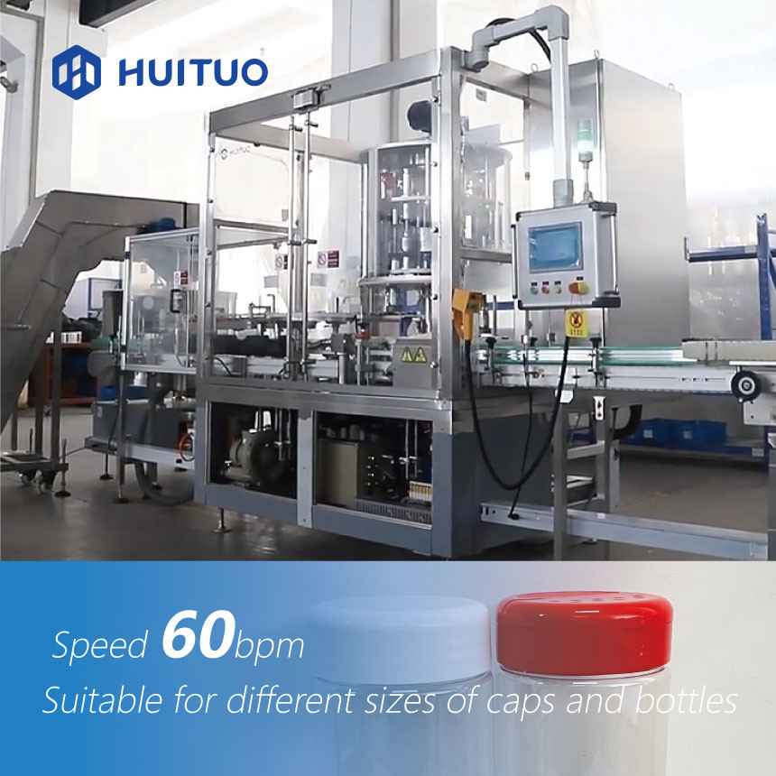 Pepper And Paprika Automatic Capping Machine for Screw Cap PET Bottle