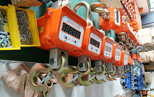 High Accuracy 0.1kg Digital Hanging Crane Scale OCS 1000kg 2000kg