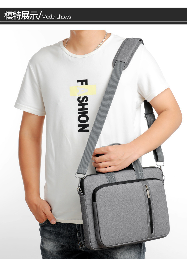ANTI-SEISMIC COMPUTER BAG CROSS-BORDER HAND BILL SHOULDER BUSINESS NOTEBOOK BAG 14/15.6/17.3 INNER BAG BRIEFCASE