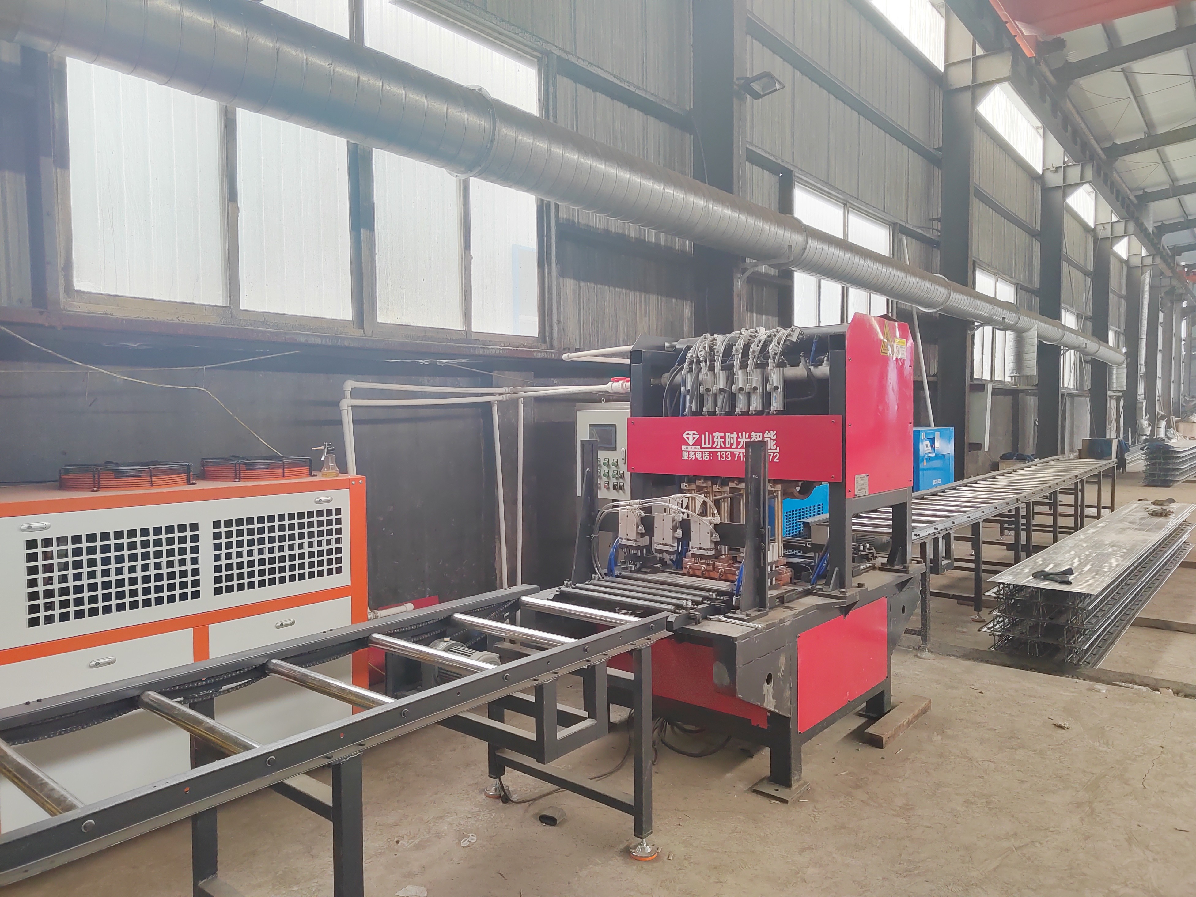 3000kg Welding Machine Components 12m/Min 0.4-1.0mm Thick Welded Plate