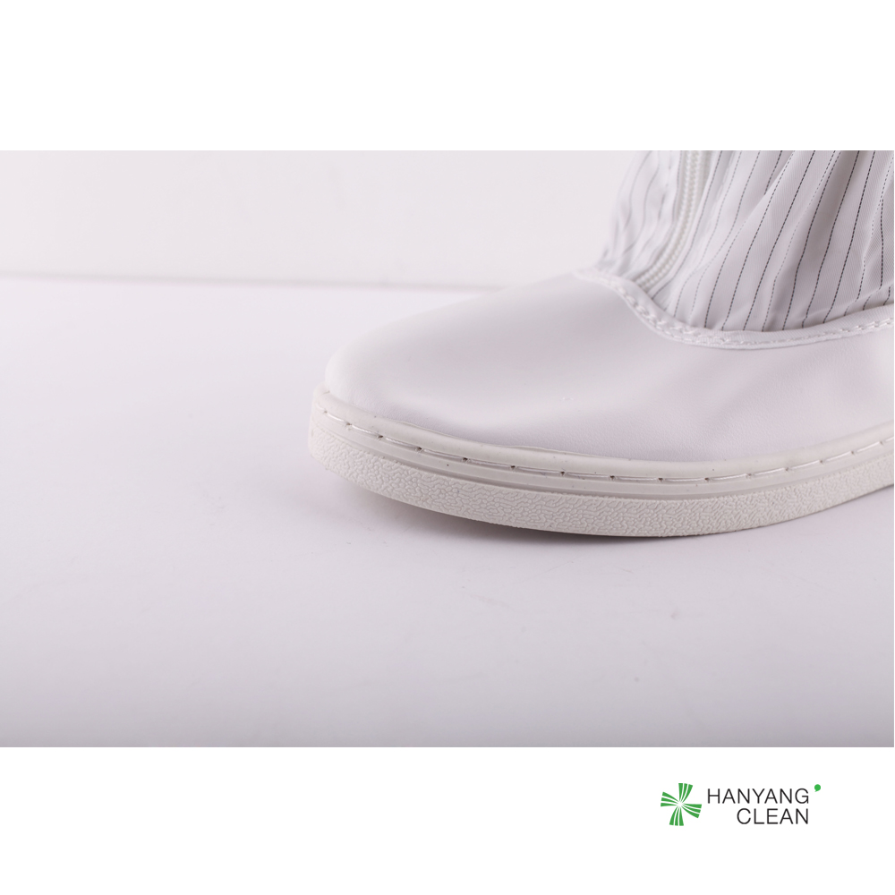 Cleanroom Anti Static Shoes Zipped ESD Booties Unisex
