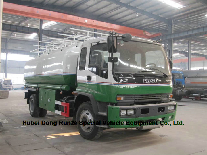 ISUZU oil tanker trucks 16T with Good Quality fuel pump transport or refuling oil, diesel, gasoline, kerosene,