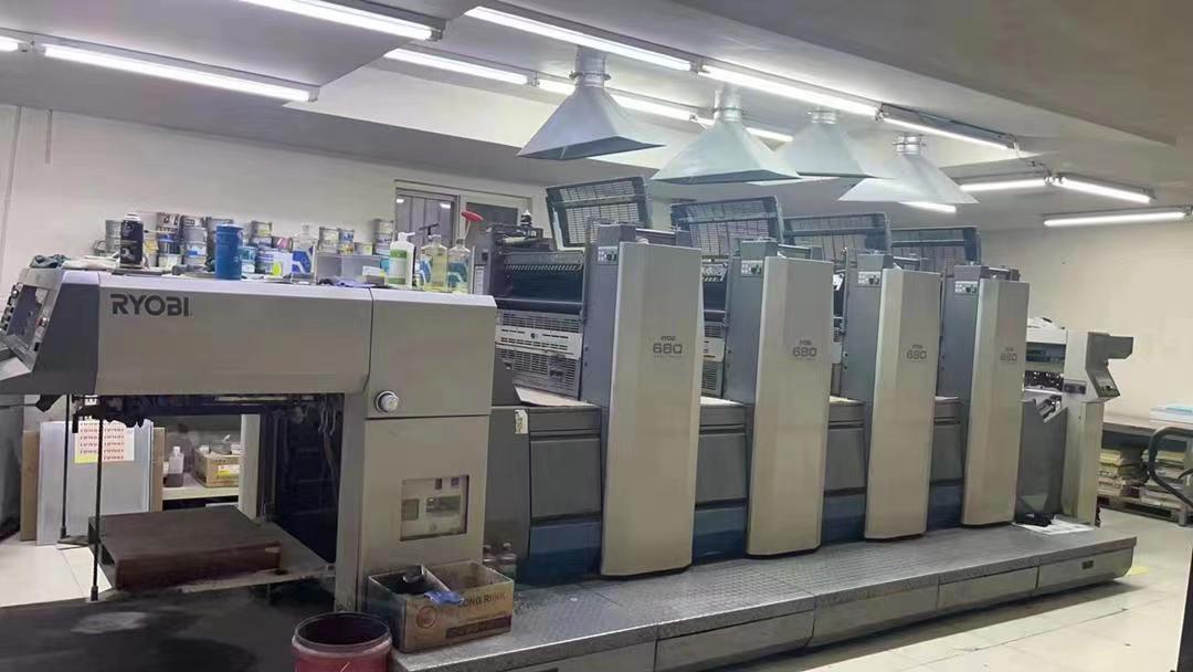 Capacity Automatic Ryobi Printing Press 680 Four Colors