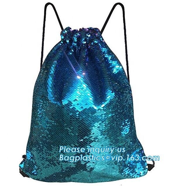 Promotion Custom Eco Friendly Sublimation Polyester Folding Shopping Bag,Promotional Sports Gym Sack Polyester Drawstrin