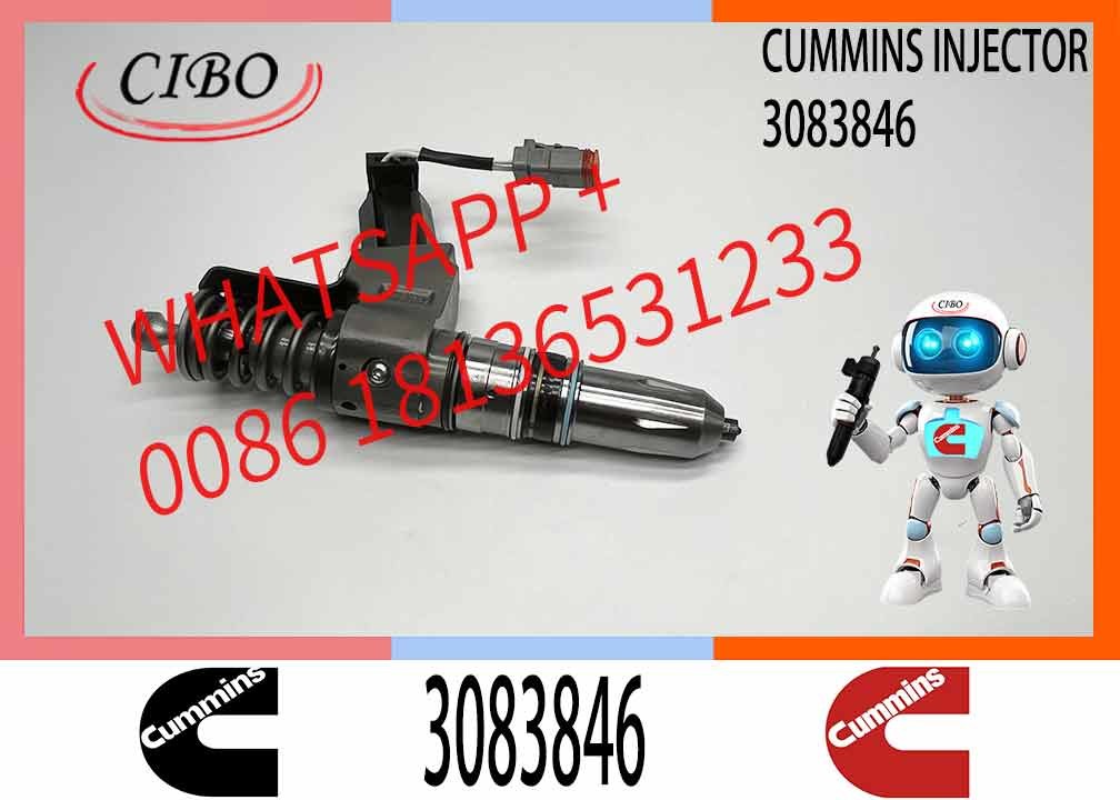 3083846 Diesel Fuel Injector N14 Common Rail Injector 3095086 3609796 3095040 3411763
