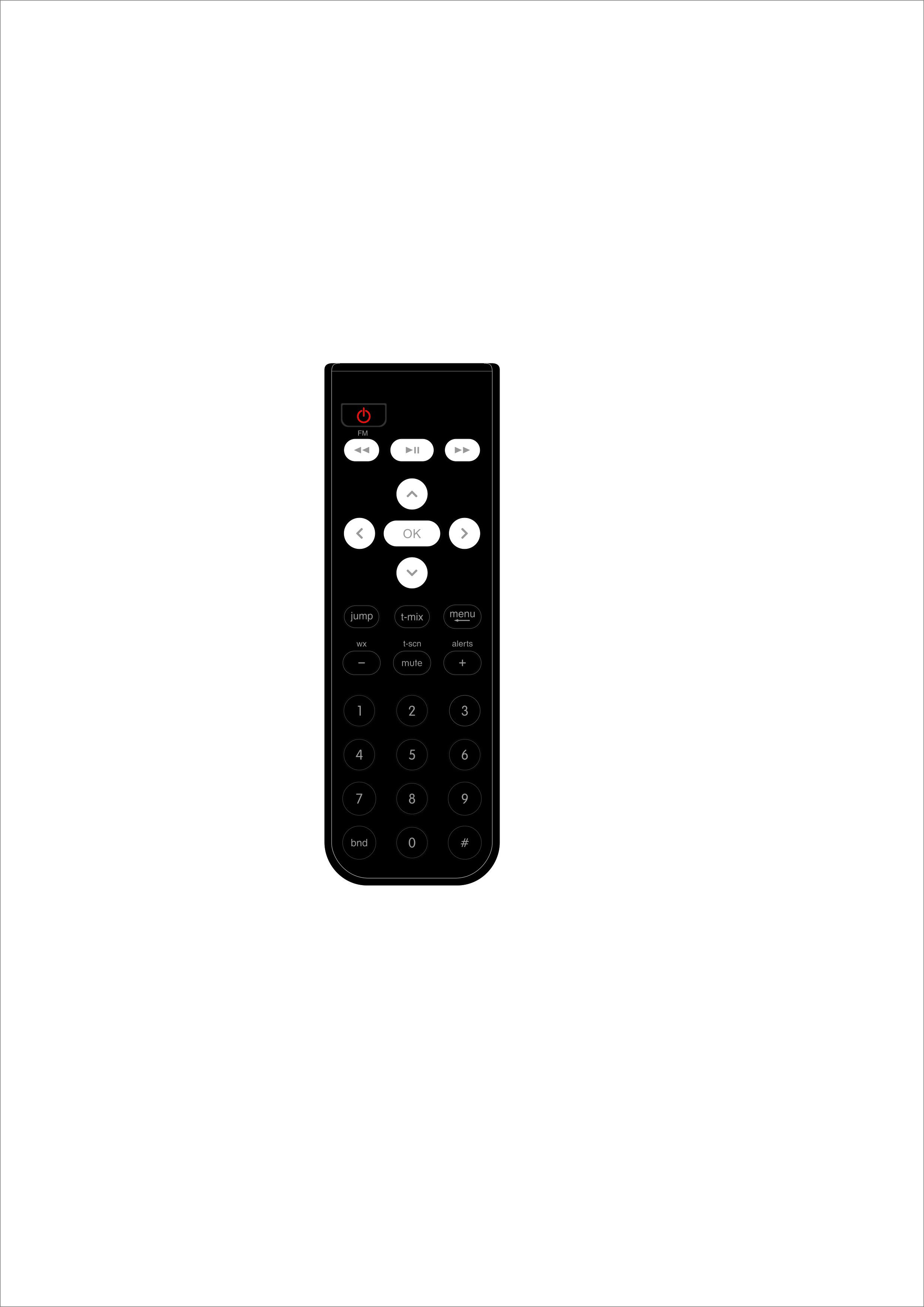 Excellent Texture Wifi Remote For Set Top Box Strong Anti Interference