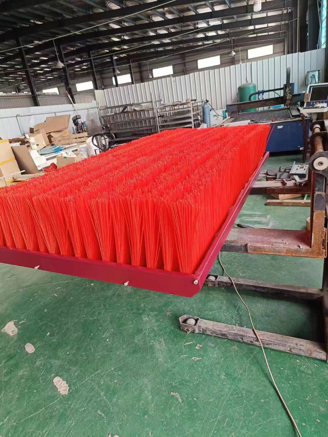 Customizable Floor Forklift Brush Sweeper Forklift Road Cleaning Sweeper Brush Attachment