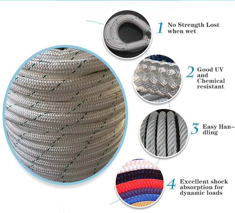 Multipurpose Usage 20mm Macrame Cotton Cord Rope with CCS.ABS.LRS.BV.GL.DNV.NK Certificate