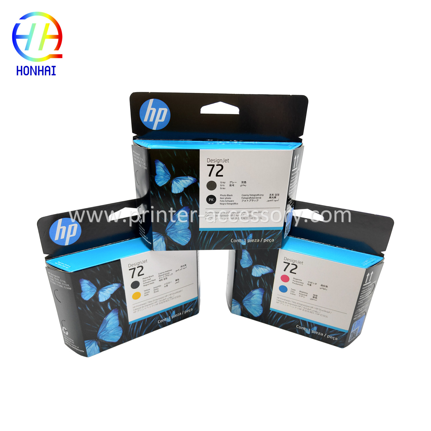Original New Printheads For HP DesignJet T610 T620 T770 T790 T110 T1120 T1200 T1300 T2300 Printer Printhead