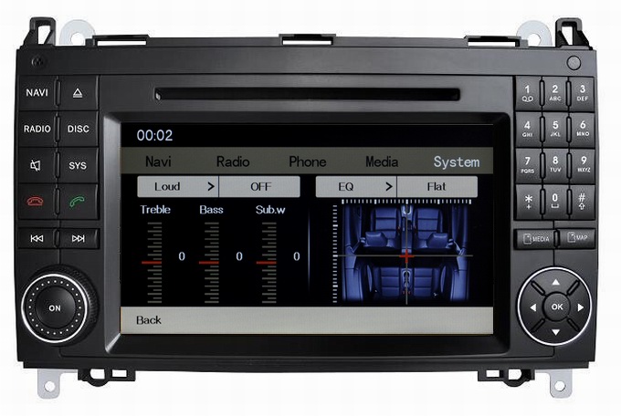 Ouchuangbo Mercedes benz Vian Sprinter gps radio navi support iPod swc canbus factory price OCB-1501