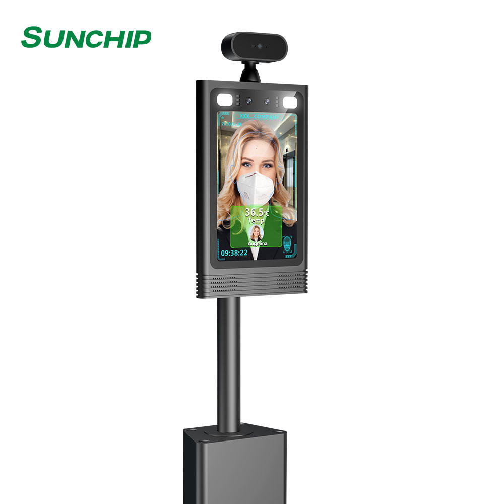 Visitor Management 8" BT4.1 Face Recognition Thermal Camera 50cm