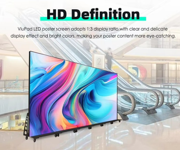 OEM 16 Bit SMD2121 Indoor LED Poster Screen With High Refresh Rate