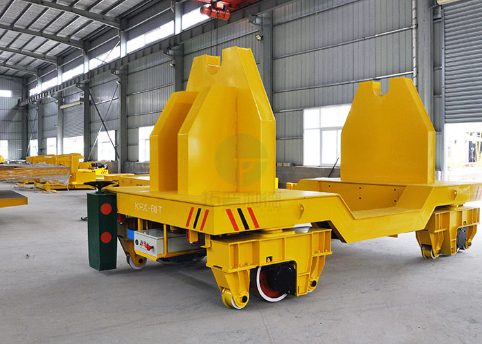 60T Scrap Handling Battery Driven Self Propelled Transfer Trolleys For Steel Plant