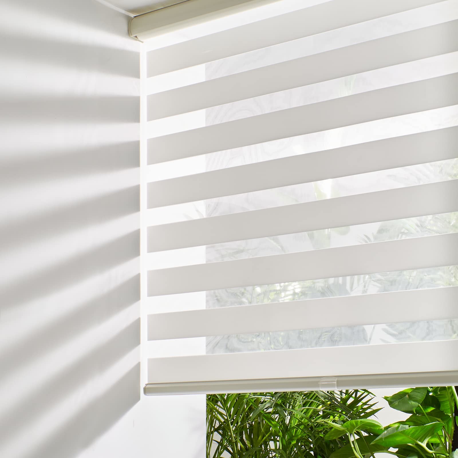 Polyester Fabric Wrapped Square Cover High Quality Manual Zebra Blinds Fabric