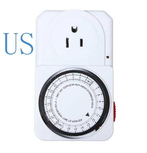 220V Programmable Grounded Plug In Timer socket