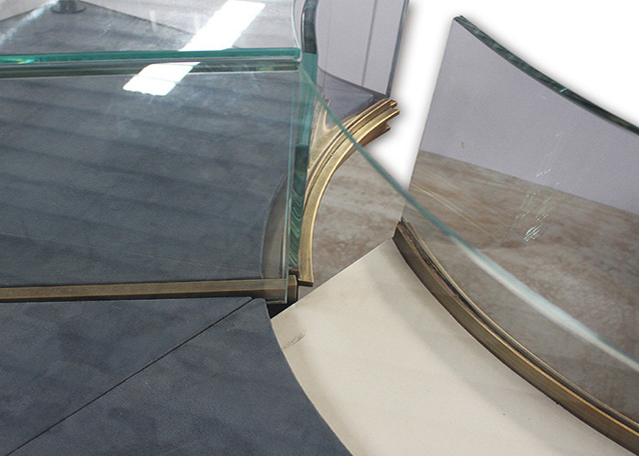 Brand Glass Jewelry Display Showcase Color Customized Retail Shop Fittings